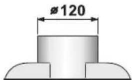 NEFF D69B20N0 - Air connector ∅ 120 mm - 1