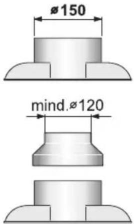 NEFF D69B20N0 - Manicotto dell'aria ∅ 150 mm - 1