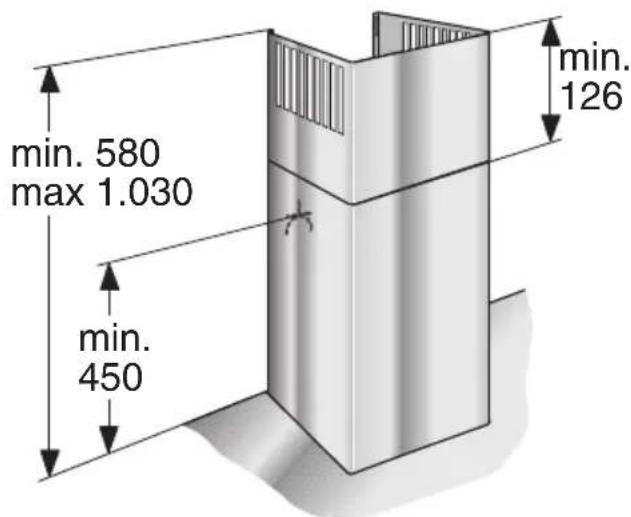 SIEMENS LC657GA40 - Dimensioni dell'apparecchio a ricircolo d'aria - 1