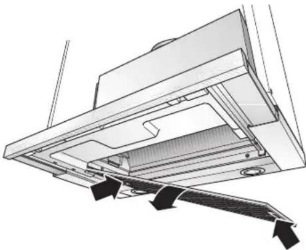 SIEMENS LI48631 - Aus- und Einbauen der Metall-Fettfilter: - 2