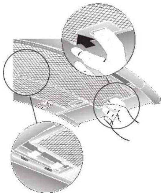NEFF D86D35N0 - Metalen vetfilters verwijderen en aanbrengen: - 1