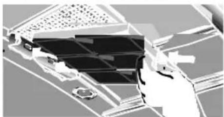 NEFF D86D35N0 - Inserting the filter: - 1