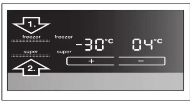 SIEMENS KA62NV40 - Switching on Super freezing - 1