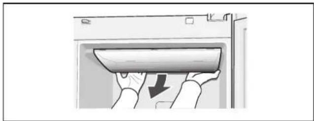 SIEMENS KA62NV40 - Changing bulbs in the refrigerator compartment and freezer compartment - 1