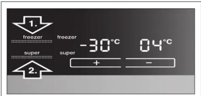 SIEMENS KA62NV40 - Inserire il super-congelamento - 1