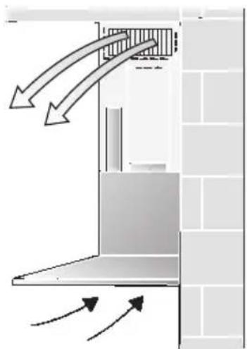 SIEMENS LC959WA60 - Anslutning frånluftsslang ∅ 120 mm: - 2