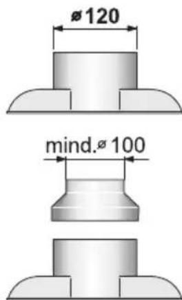 SIEMENS LC757WA20 - Manicotto dell'aria  120 mm - 1