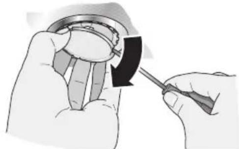 SIEMENS LC656BC30 - Changing the halogen bulbs - 1