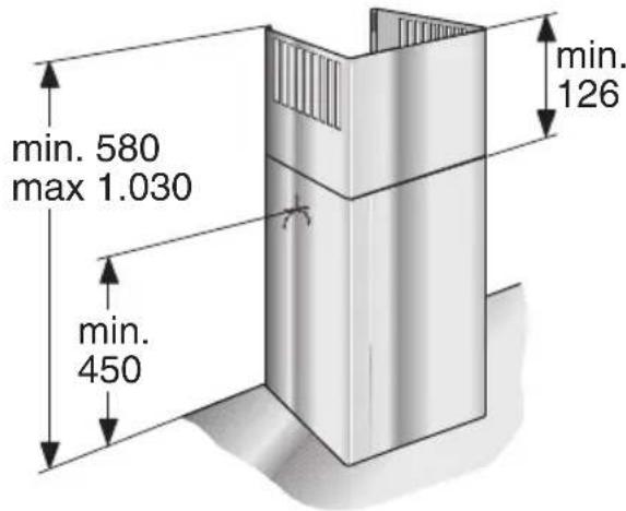 SIEMENS LC956WA60 - Appliance dimensions Circulating air - 1