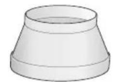 BOSCH DWW073650 - Collegamento del tubo dell'aria di scarico 0120 mm - 2
