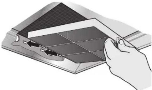 BOSCH DWW126950 - Montar y descantar el filtro de carbón activo - 1