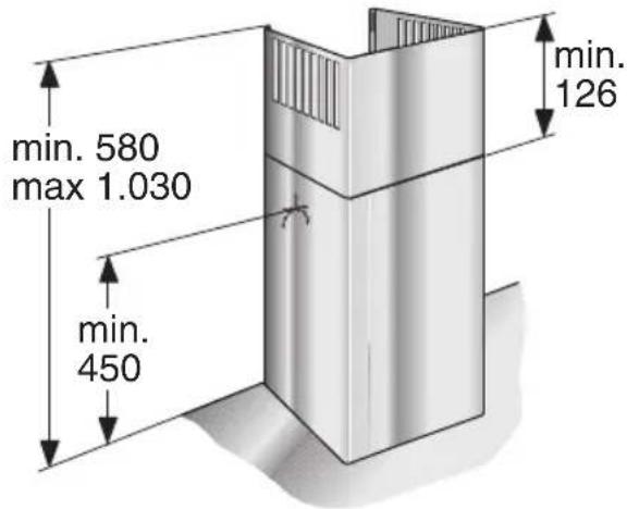BOSCH DWW126950 - Appliance dimensions Circulating air - 1