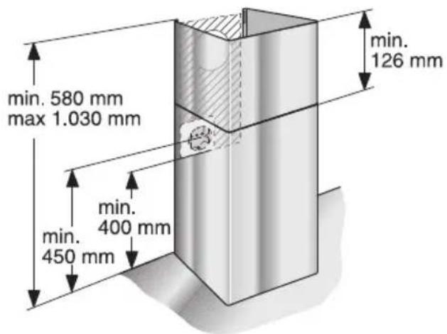 BOSCH DWW096950 - Gerätemaße Abluft - 1