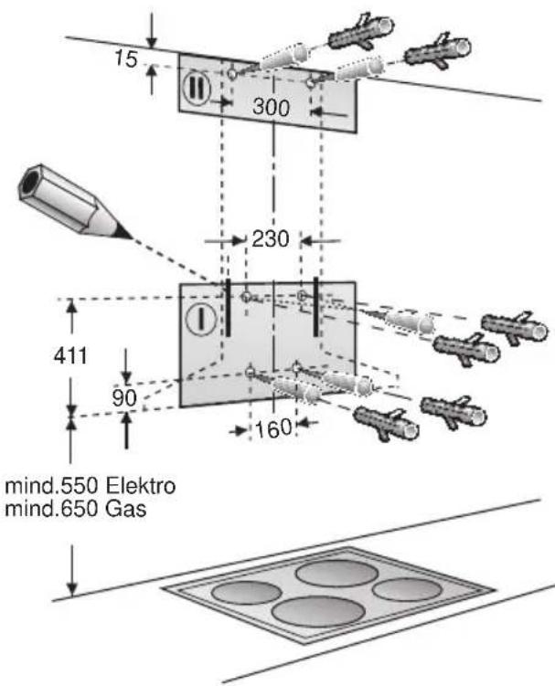 15 300 230 411 90 160 mind.550 Elektro mind.650 Gas