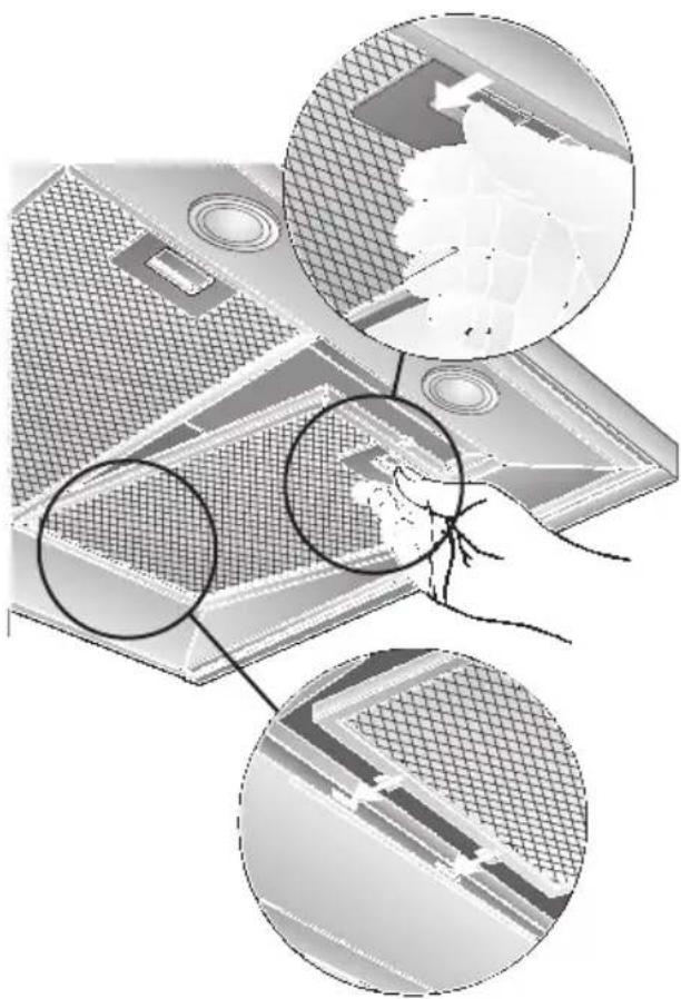 BOSCH DWW076651 - Desmontar e montar os filtros metálicos: - 1