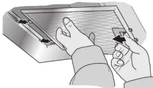 BOSCH DWB073651 - Desmontagem e montagem dos filtros metalicos de gordura - 1