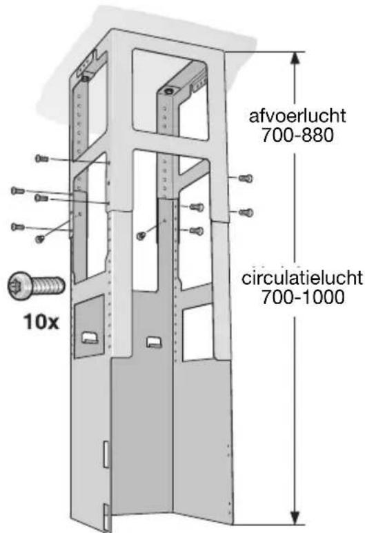 BOSCH DIB095850 - Montage van het onderste draagstel - 1