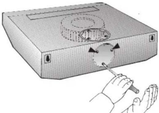 BOSCH DHU662U - Exhaust air towards the rear: - 1