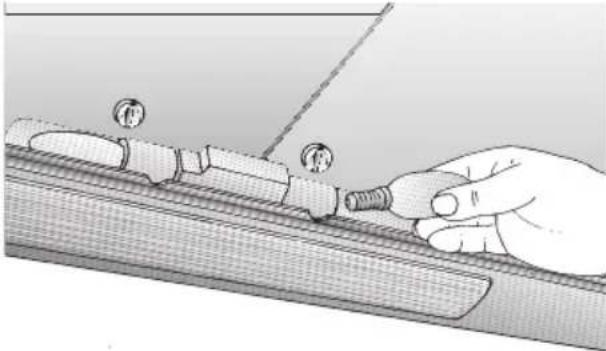 BOSCH DHU662U - Cambio delle lampade - 1