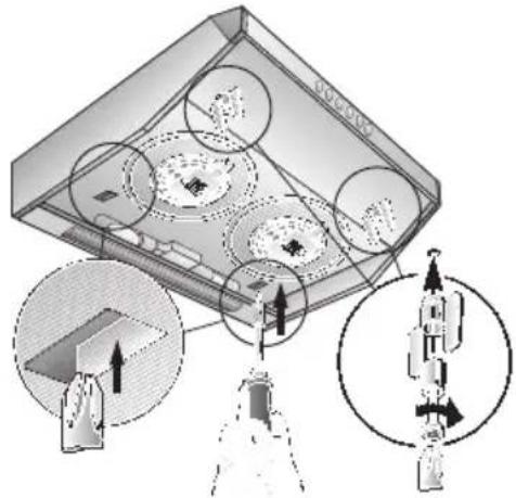 BOSCH DHU662U - For binding the odorous substances in circulating-air mode. - 1