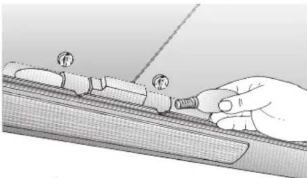 BOSCH DHU662U - Substituição das lâmpadas - 1