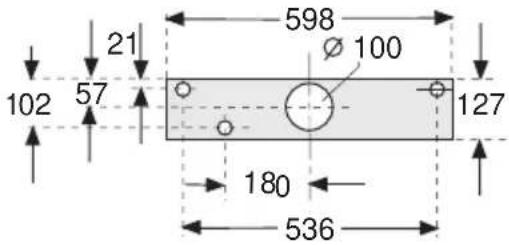 BOSCH DHU662U - Fixation murale - 1