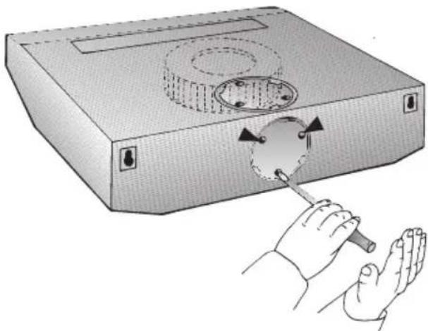 BOSCH DHU662U - Abluft nach hinten: - 1