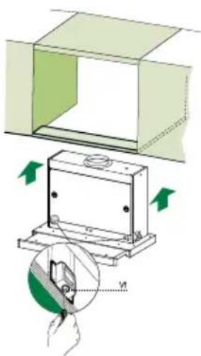 SIEMENS LI15550CH - Foratura Piano di supporto e Montaggio Cappa - 6