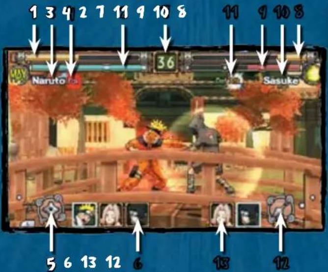 SONY Naruto Ultimate Ninja Heroes (PSP) - Attaques de type jeté (Throw Attacks) - 17