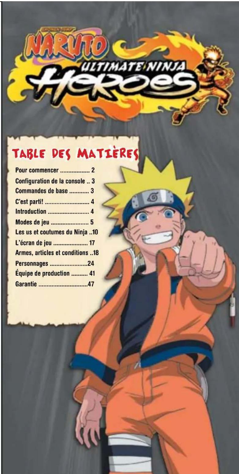 SONY Naruto Ultimate Ninja Heroes (PSP) - Rangement du disque - 1