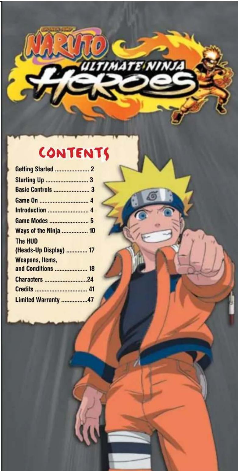 SONY Naruto Ultimate Ninja Heroes (PSP) - Storing the disc - 1