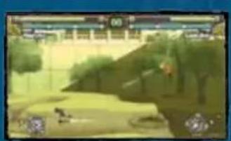 SONY Naruto Ultimate Ninja Heroes (PSP) - Projectile and Item Usage - 1
