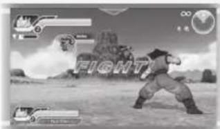 SONY Dragonball Z Tenkaichi Tag Team (PSP) - MODE BATAILLE ECRAN DE JEU - 1