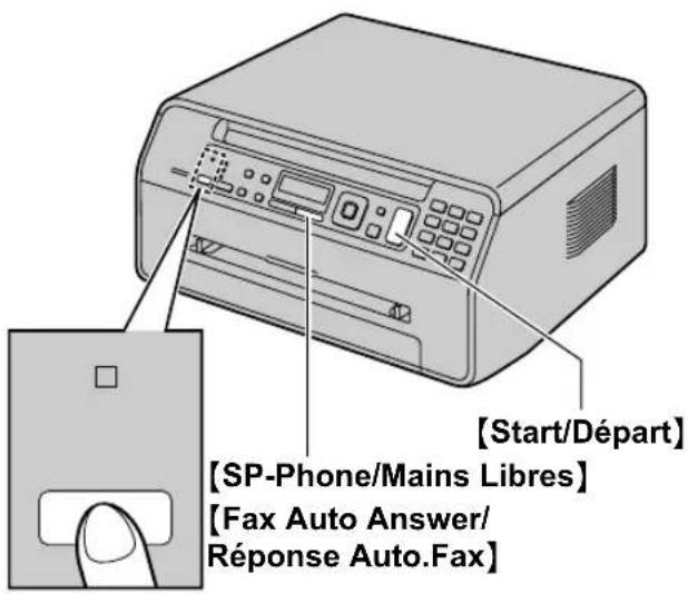 PANASONIC KXMB1530BL - Activation du mode TEL - 1