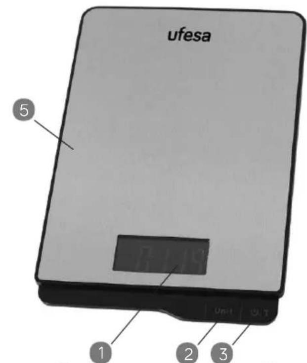 UFESA BC1500 - Estructura de la balanza - 1