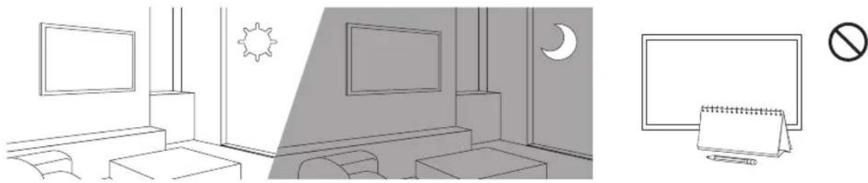 SAMSUNG The Frame QE43LS03RAU - kosensoren og lysstyrken til skjermen - 1