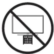 SAMSUNG The Frame QE43LS03RAU - Sakerhetsforeskrifter: Fäst tv:n på vöggen für att undvika att den faller - 1