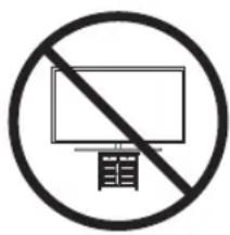 SAMSUNG The Frame QE43LS03RAU - Varotoimenpide: Television kiinnittäminen seinään putoamisen estämiseksi - 1