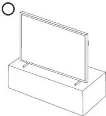 SAMSUNG The Frame QE43LS03RAU - Precauciones al instalar el televisor con un soporte - 1
