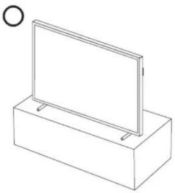 SAMSUNG The Frame QE43LS03RAU - Sakerhetsforeskrifter vid installation av TV med stativ - 1