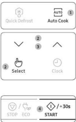 SAMSUNG MS22M8054AKEN - VOORZICHTIG - 1