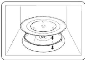 SAMSUNG MG23K3513AS - Turntable - 1