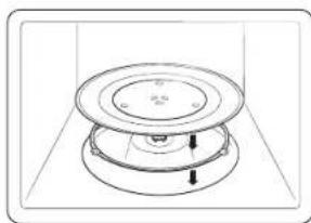 SAMSUNG MG23K3513AS - Piatto girevole - 1
