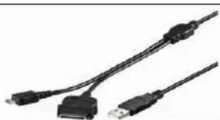 Goobay 44183 - Cables 2 en 1 - 1