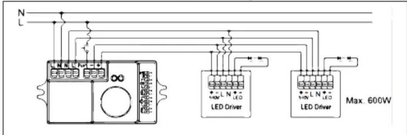 Goobay 71367 - Installation with separate light switch - 1