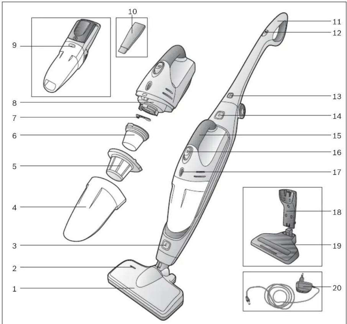 BOSCH Move 2in1 BBHMOVE9 - Tepiypapn ouakeunc el - 1