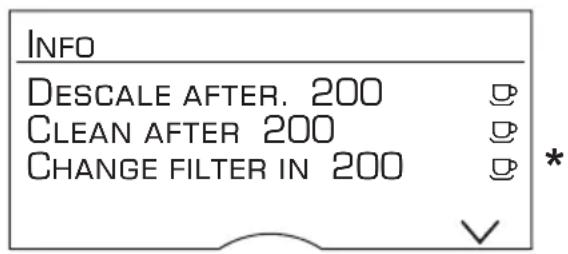 BOSCH VeroBar AromaPro 300 TES71555DE - Displaying information - 1
