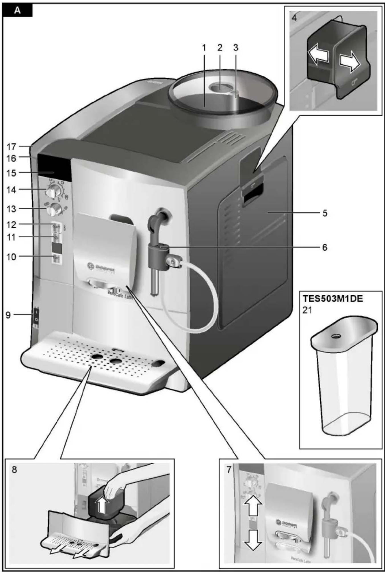 BOSCH VeroCafe Latte TES503M1DE - BOSCH - 2