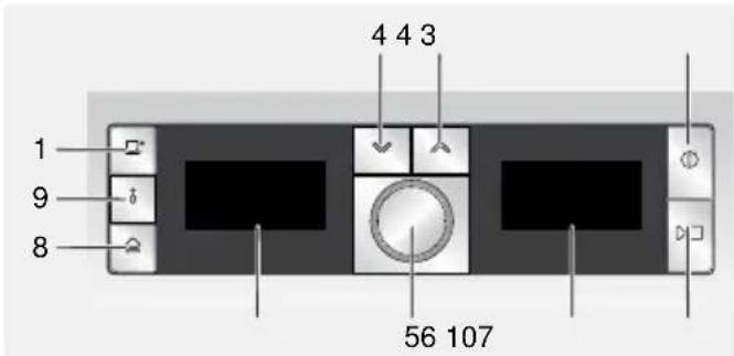 BOSCH TCC78K750B - Menu display - 1