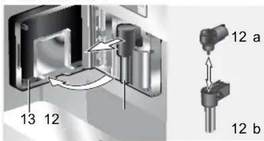 BOSCH TCC78K750B - Nettoyer le mousseur de lait : - 1